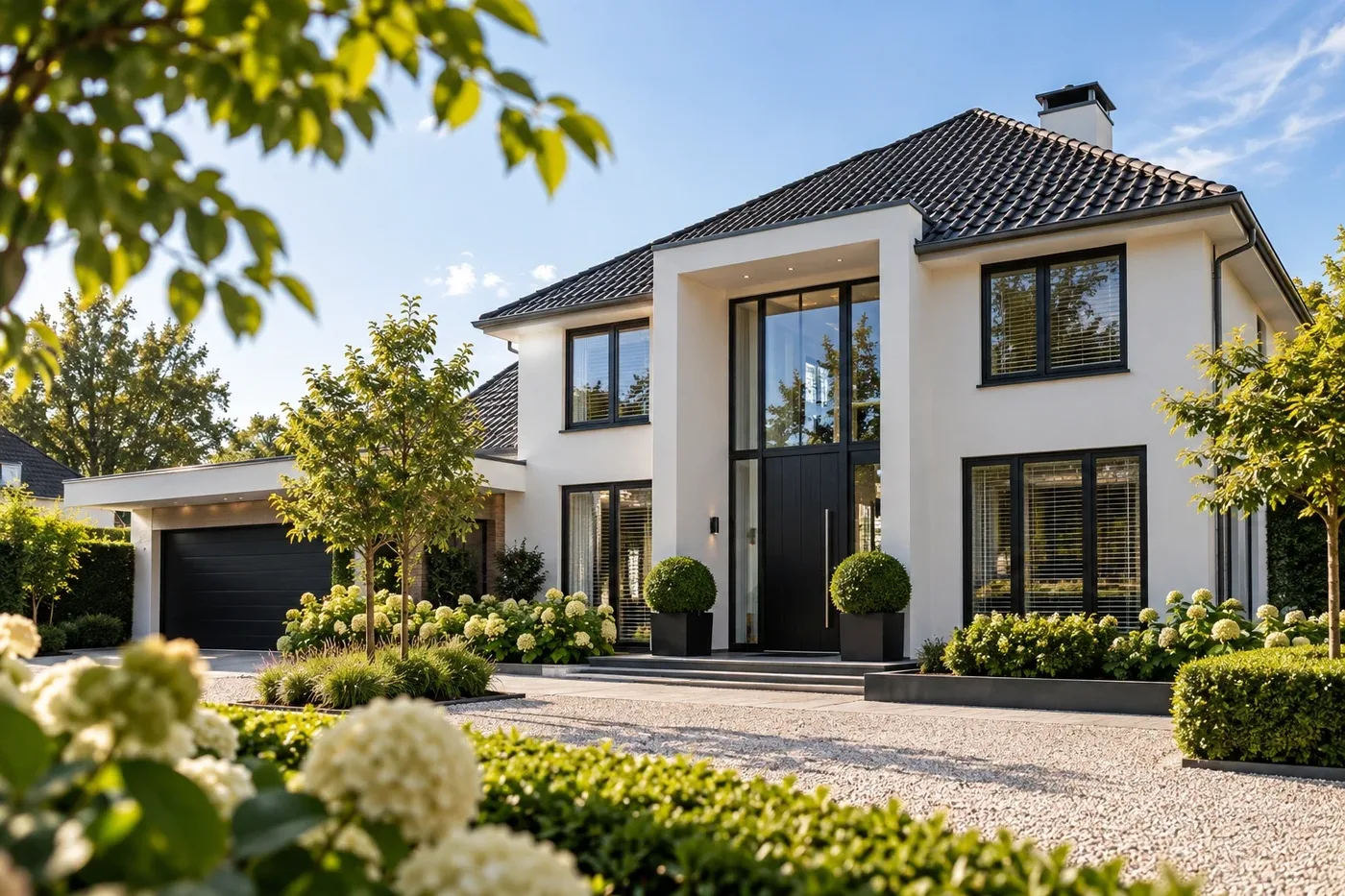 Voordeur van een woning die wij voor een klant aankochten